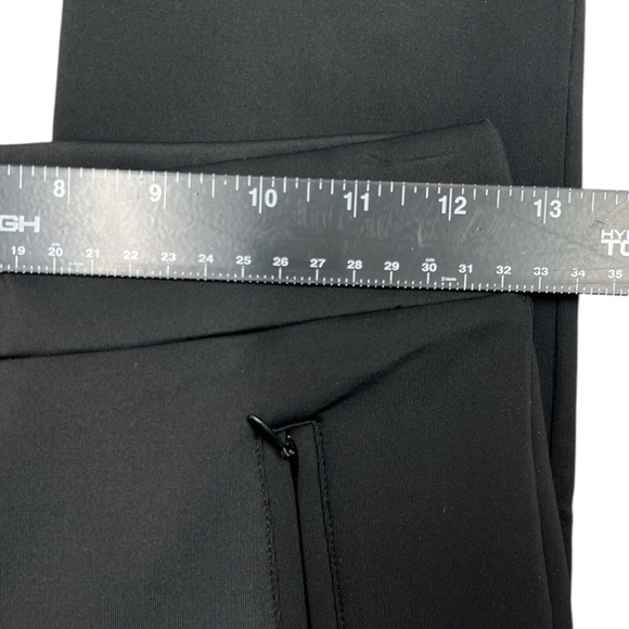 Good American Scuba Slim Black Split Zip Leg Zip Pockets Stretch Small Size 1 - Picture 12 of 15